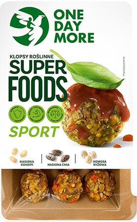 Roślinne Superfoods Sport na tacce OneDayMore Roślinne