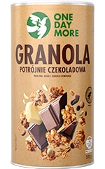 granola potrojnie czekoladowa w tubie OneDayMore
