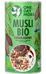 musli bio czekoladowe w tubie OneDayMore