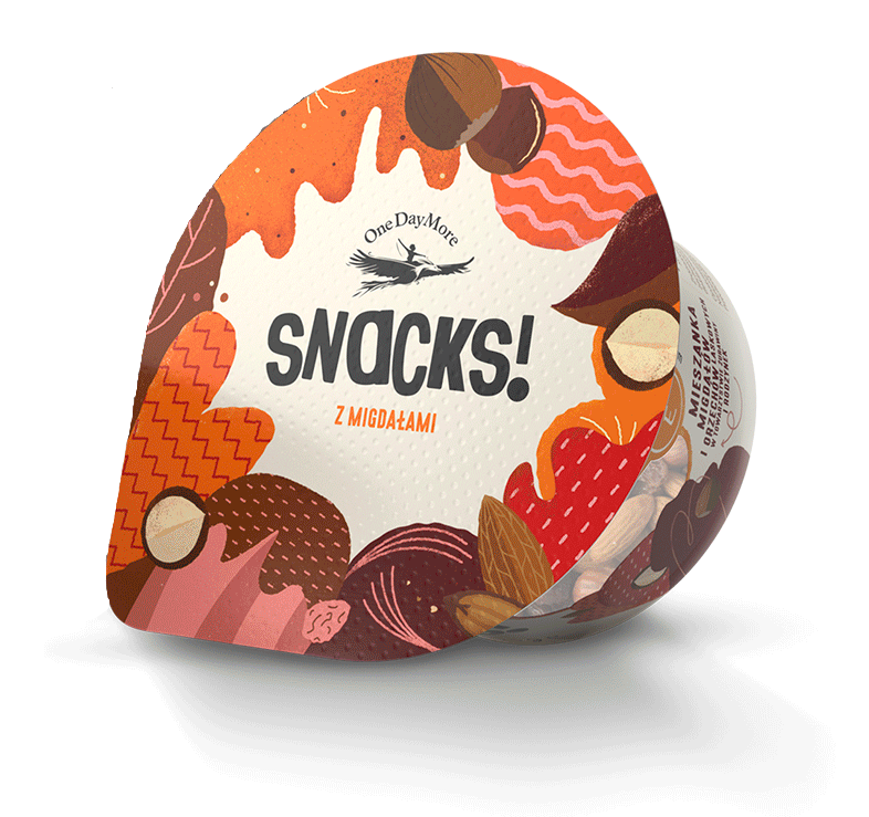 Kubek Snacks! z migdałami