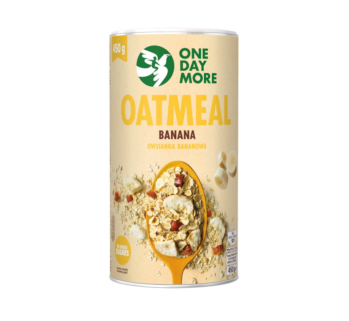 Owsianka bananowa bez cukru 450 g