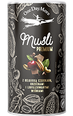 Musli Premium z Belgijską Czekoladą OneDayMore