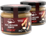 Pasta z orzeszków ziemnych Crunchy Zestaw OneDayMore