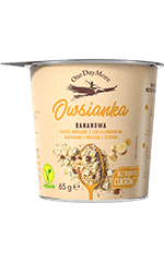 Owsianka Bananowa bez cukru kubek OneDayMore