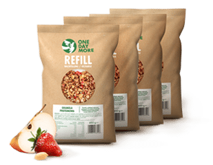 refill 4-pak musli granola proteinowa OneDayMore