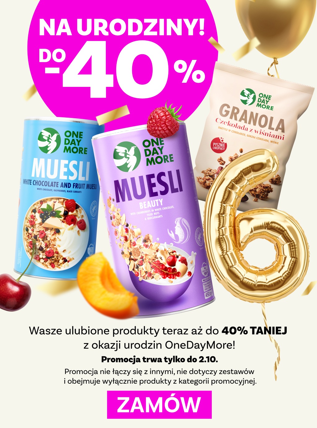 Szalone promocje na 6 Urodziny OneDayMore!