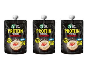 Owsianka Proteinowa o smaku truskawkowym zestaw 3 x 200g