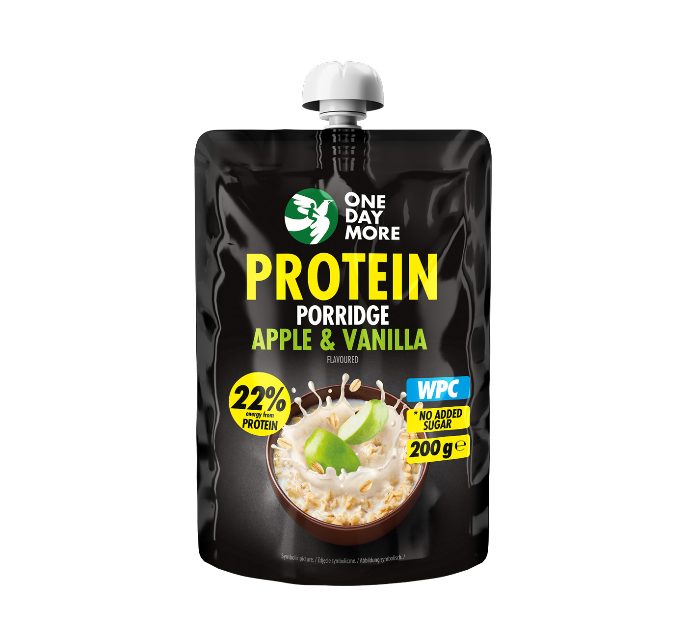 Owsianka Proteinowa o smaku jabłkowo waniliowym zestaw 3 x 200g