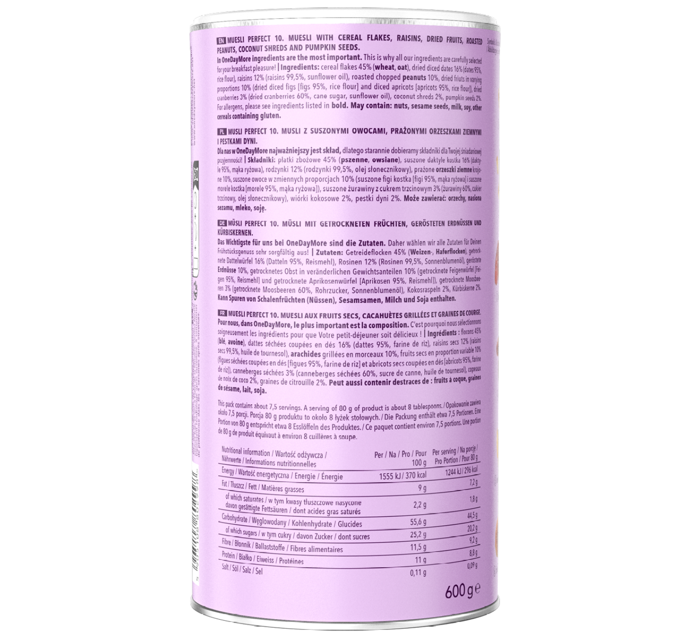 Musli Perfect 10 Violet tuba 600g