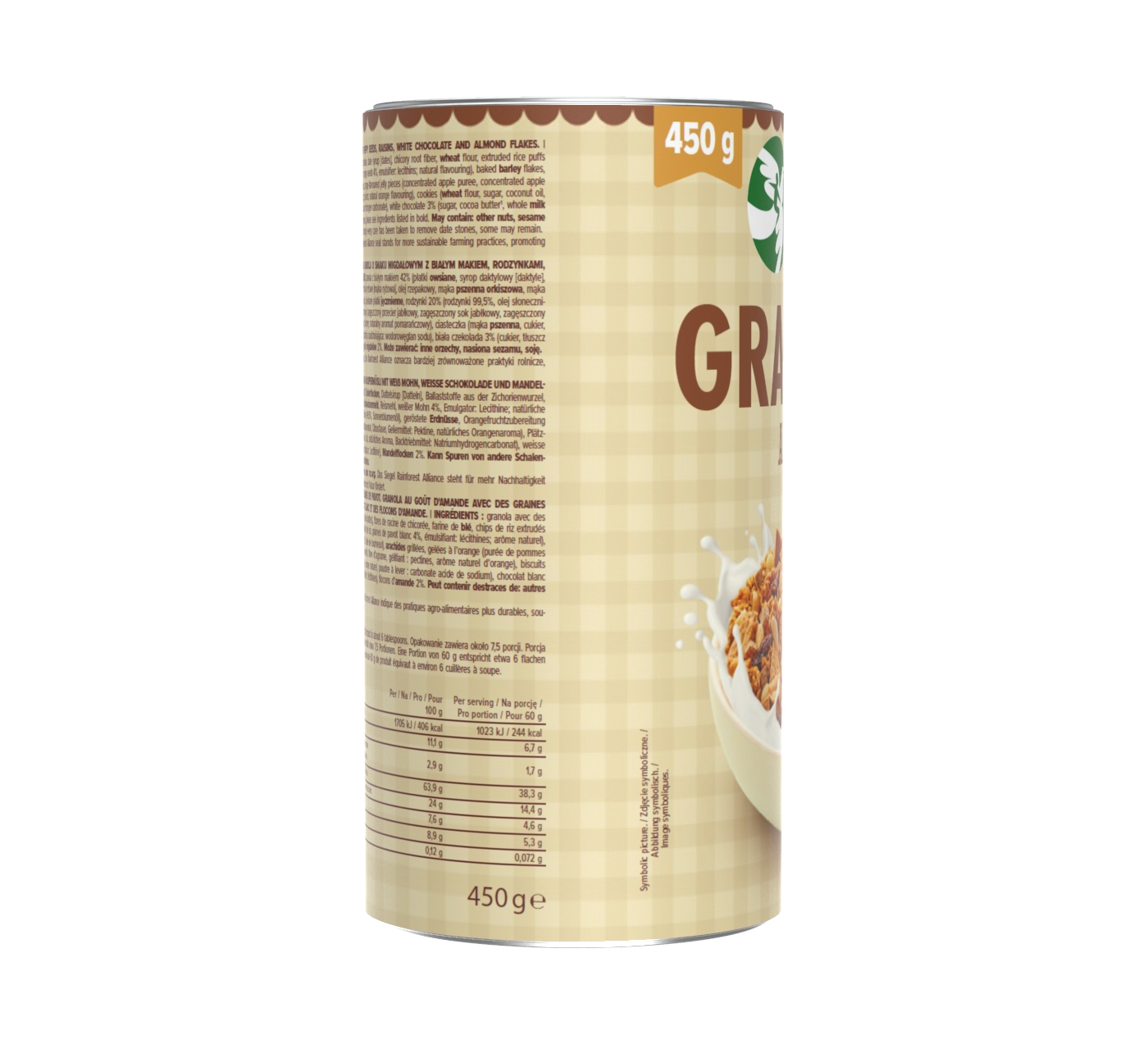 Granola Migdałowa 450g