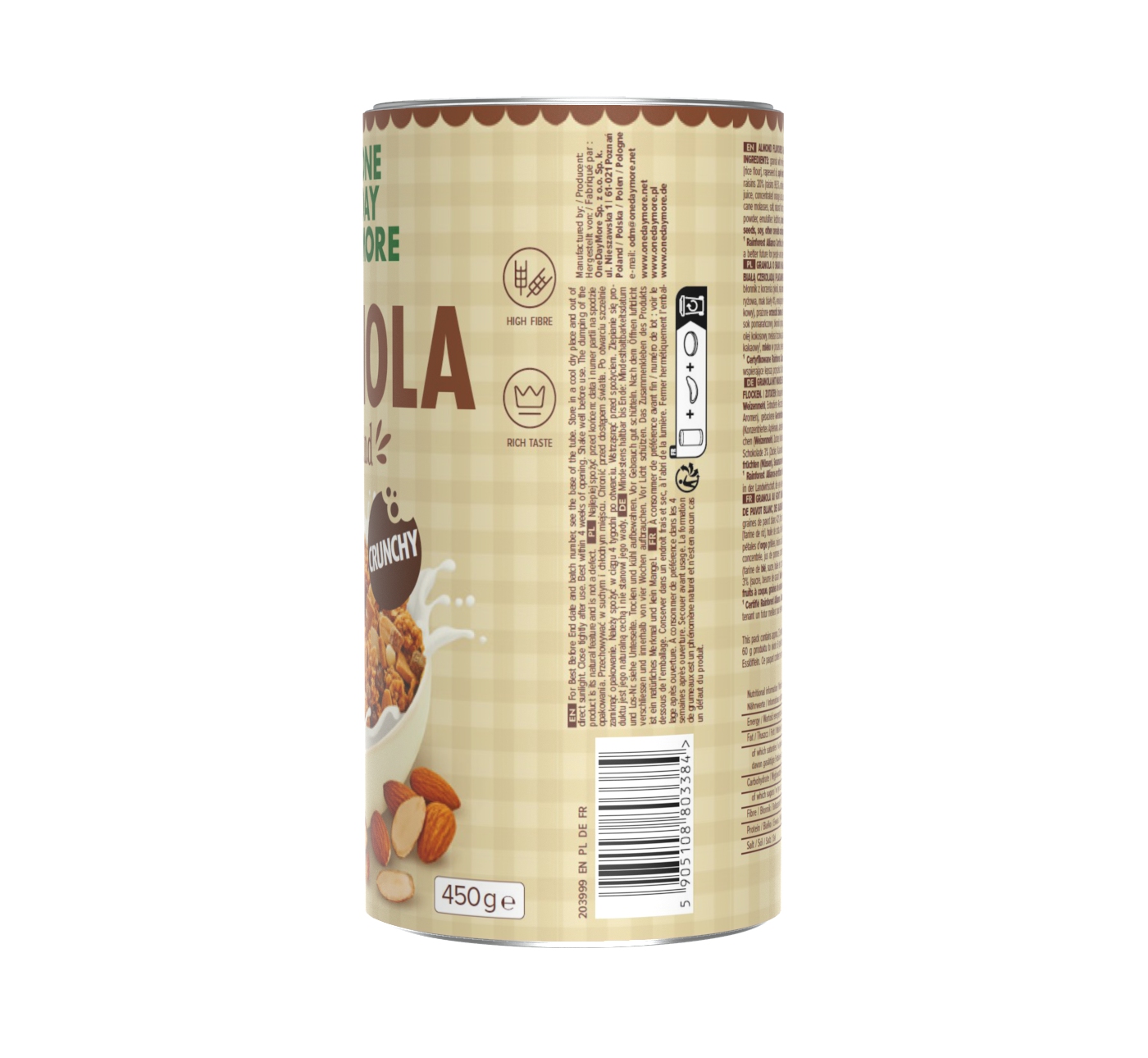 Granola Migdałowa 450g