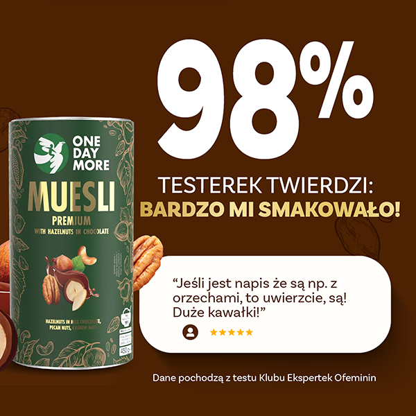 Musli Premium z orzechami laskowymi w czekoladzie 450g