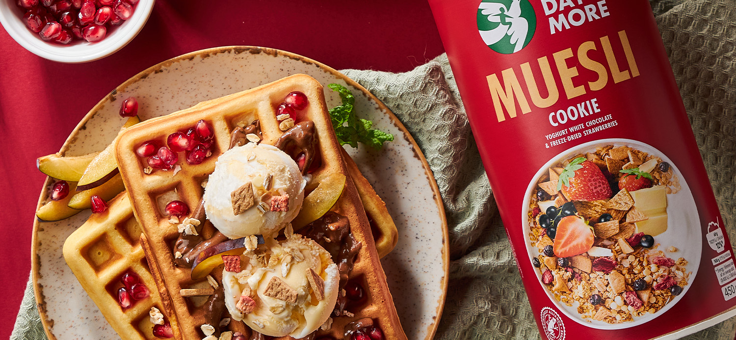 Gofry z muesli