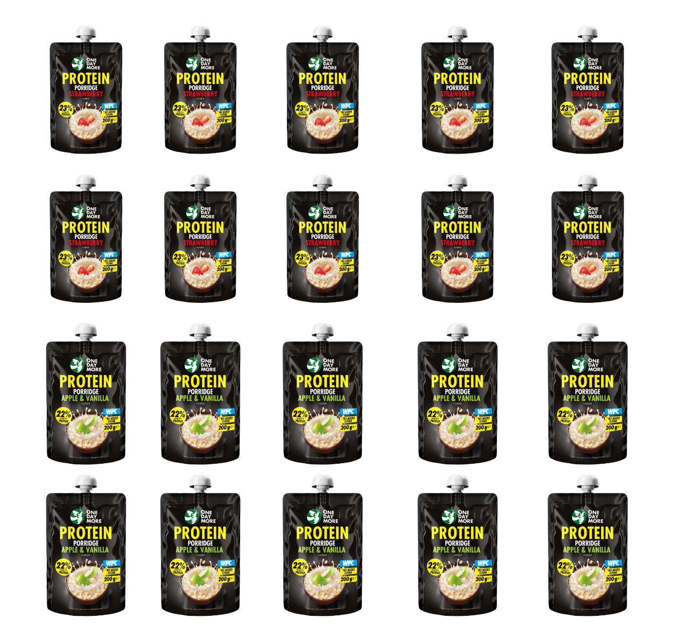 Owsianka Proteinowa MIX smaków zestaw 20 x 200g