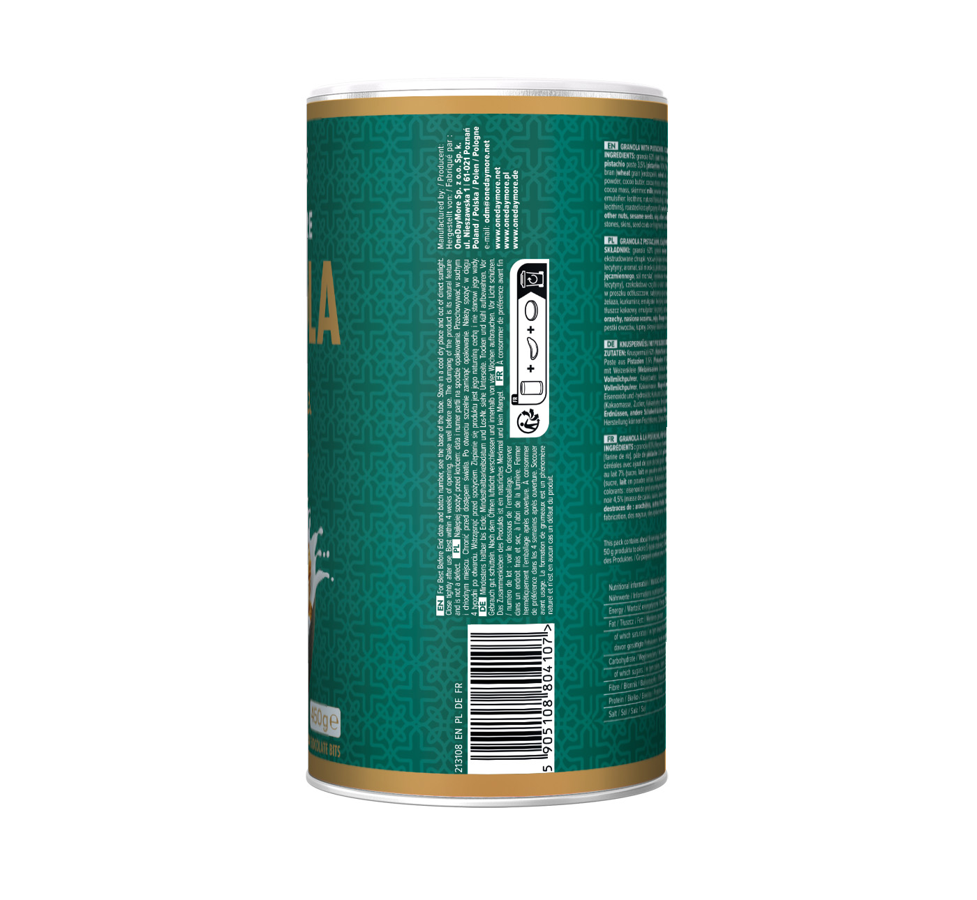 Granola Dubai Style chocolate 450g