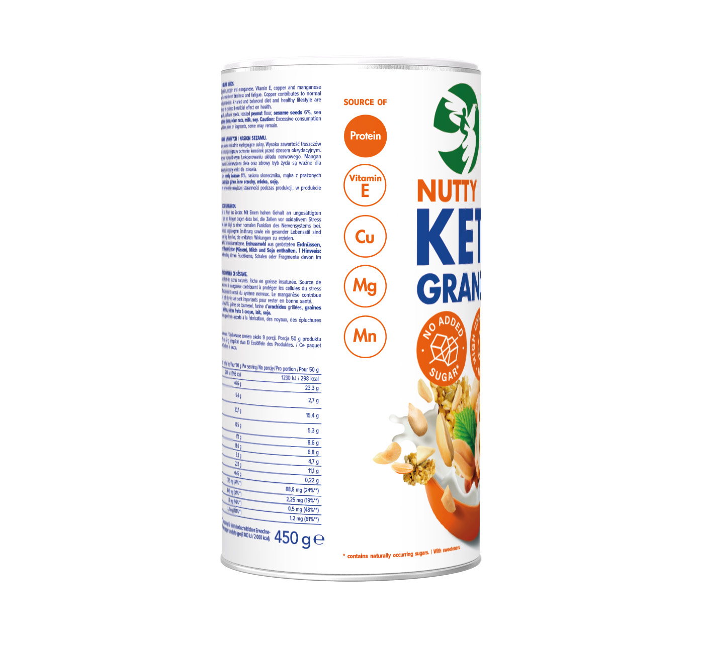Granola KETO orzechowa 450 g