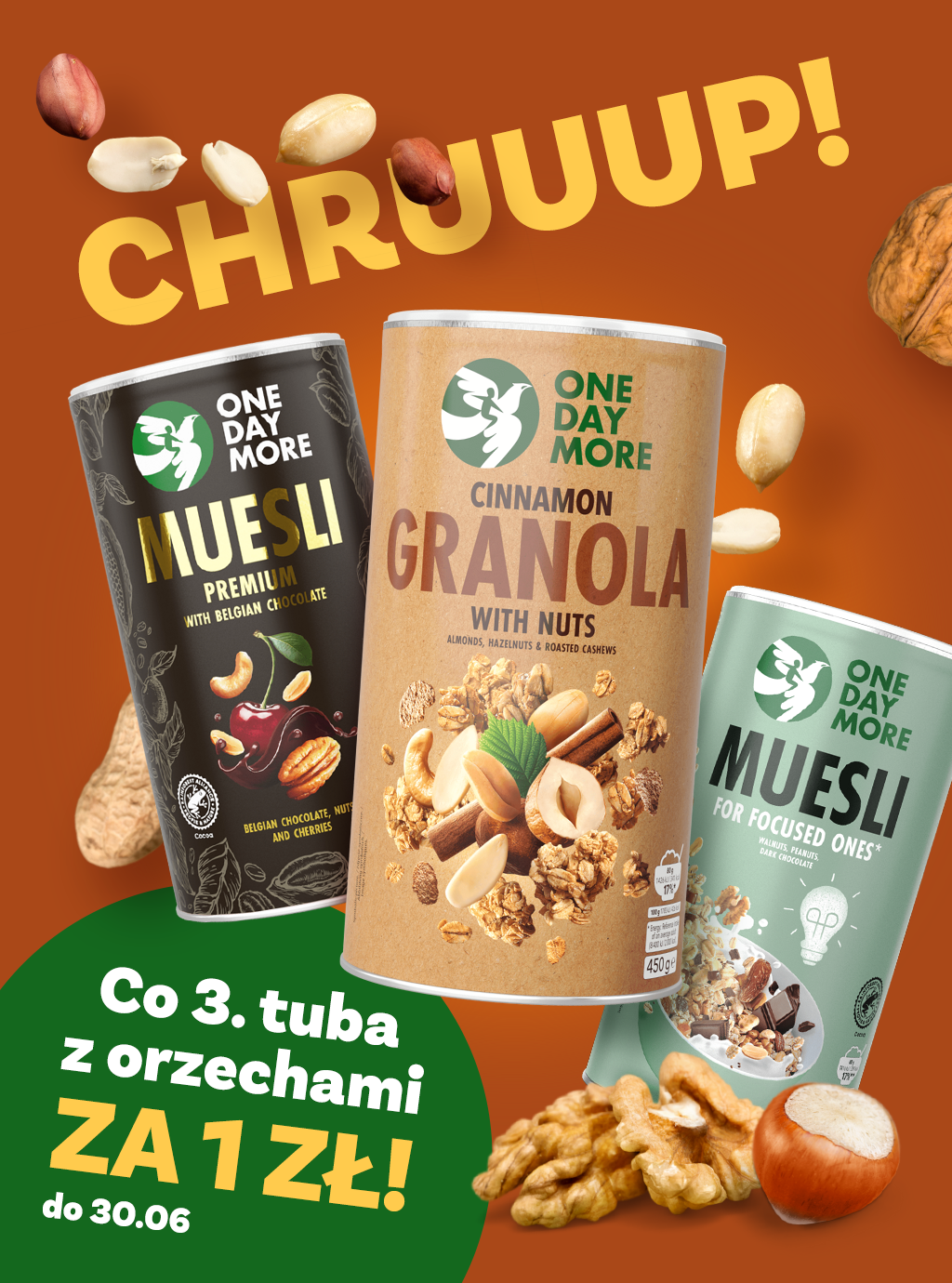 Dla fanów orzechów – trzeci produkt z orzechami za 1 zł