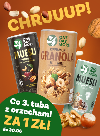 Dla fanów orzechów – trzeci produkt z orzechami za 1 zł