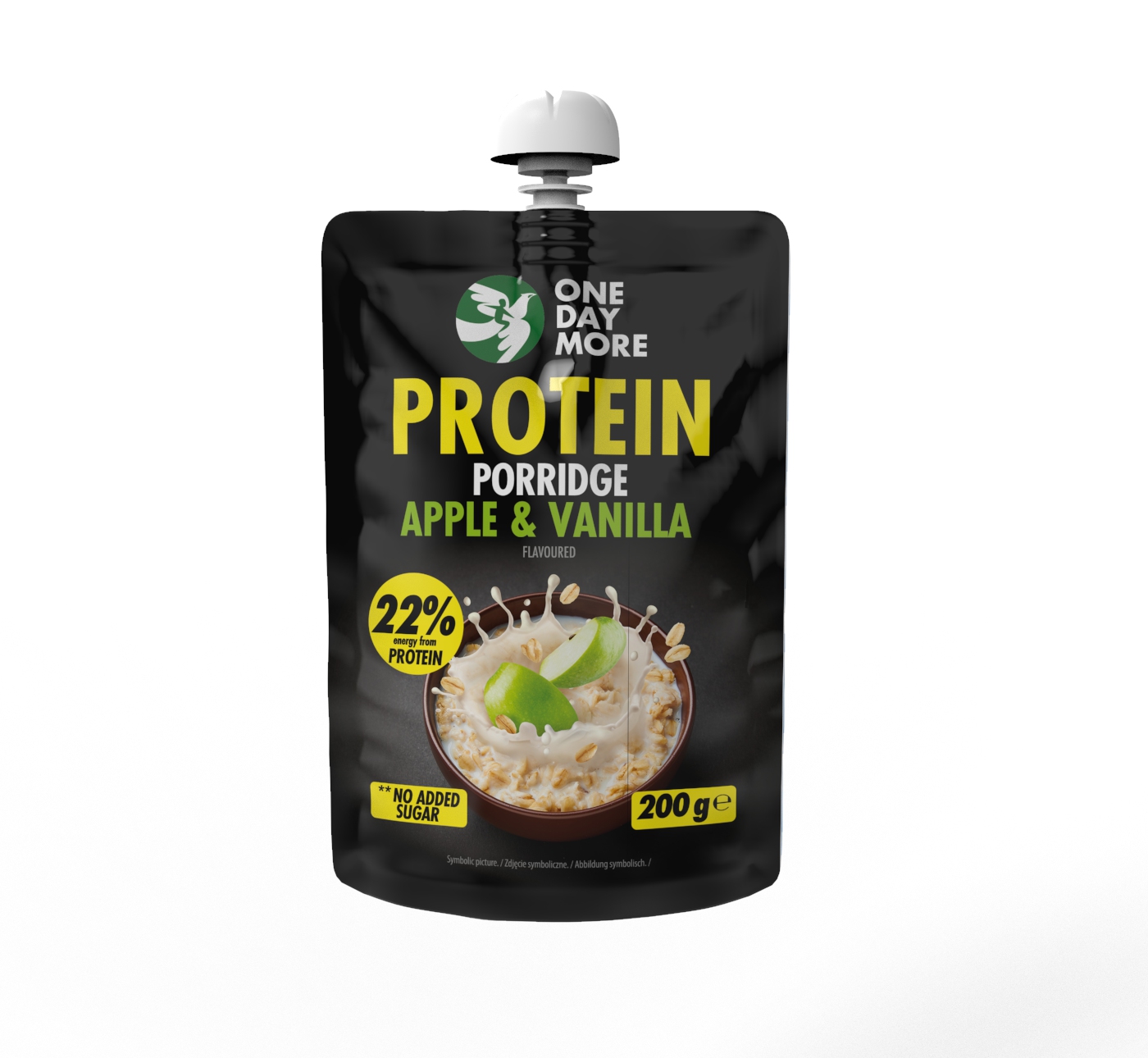Owsianka proteinowa jabłko wanilia
